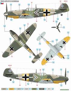 Messerschmitt Bf 109g 2 Jg 54 Camouflage Color Profile