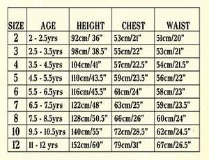Child Waist Sizes This Is The Size Chart For Little Wings Children 39 S