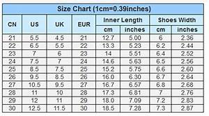 Asian Shoe Size Chart Amulette