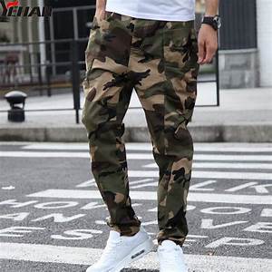 Military Camouflage Plus Size Baggy Cargo Pants For Men Hip Hop