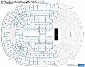 M T Bank Stadium Seating Charts For Concerts Rateyourseats Com