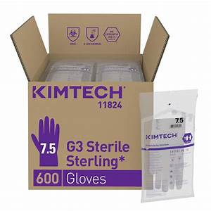 Kimtech G3 Sterling Sterile Nitrile Hand Specific Gloves 11824 Grey