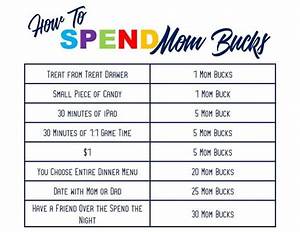 These Printable Bucks Will Help Encourage Your Kids To Complete