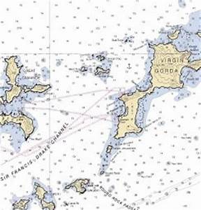 Nautical Charts Of The Bvi To Help Plan A Bvi Sailing Charter Vacation