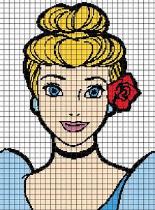 Cinderella Chart Graph And Row By Row Written Instructions