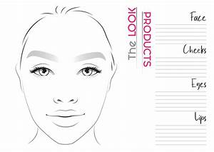 Free Printable Makeup Face Charts Makeup Vidalondon