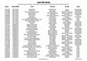 Big Band Charts Latest Additions September 2013 Lush Life Music