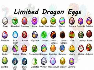 The Complete Dragonvale Egg List With Pictures Dragon Egg Dragon