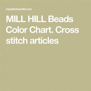 Mill Hill Beads Color Chart Cross Stitch Articles Mill Hill Beads