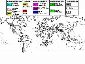 Koppen Climate Classification Geografie