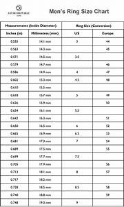 Every Ring Size Chart For Men And Best Men S Ring Size Rules Azuro