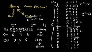 Binary Hexadecimal Octal Conversion Youtube