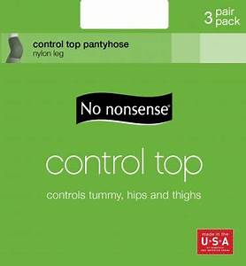 No Nonsense Control Top Sheer Toe Size Plus Tan 3 Pairs