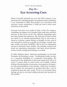 Eye Accessing Cues