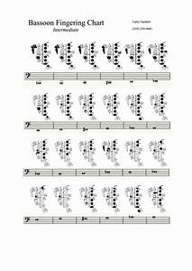 Bassoon Chart Intermediate Printable Pdf Download