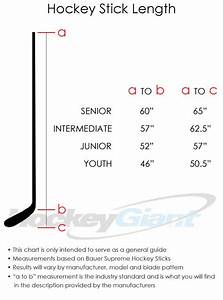 Hockey Stick Size Chart