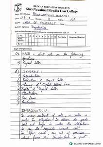 Contract Law Notes Simplified Swapnil Patni S Classes Ca Ankita Mehta