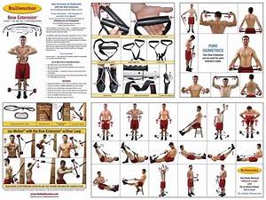 Bullworker Ball Exercises Workout Chart Isometric Exercises