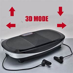 crazy fit vibration exercise plate 3d slimming machine power fit