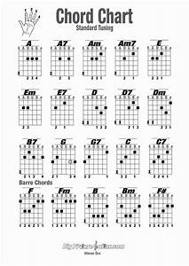Empty Guitar Chord Chart Sheet And Chords Collection