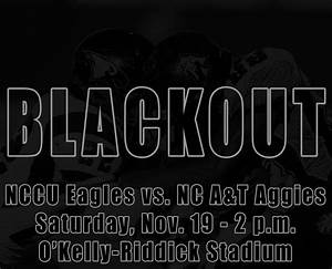 wear black this saturday to help blackout o 39 riddick stadium for