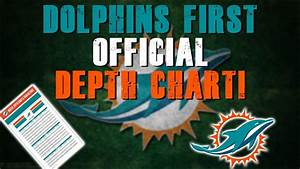 Miami Dolphins First Official Depth Chart Youtube