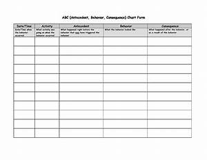 Behavior Abc Chart Printables Askworksheet