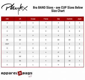 Playtex Size Chart Apparelnbags Com