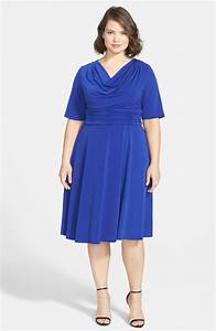  Howard Ruched Waist Fit Flare Dress Plus Size Nordstrom
