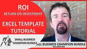 Roi Calculator Excel Template Analysis Chart What Is Roi Youtube