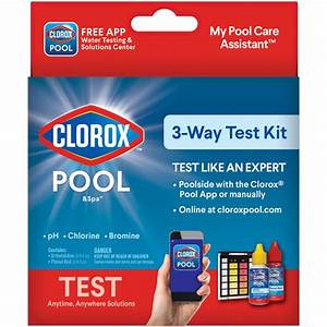Clorox Pool Spa 3 Way Test Kit Reagent Testing Kit For Swimming Pools