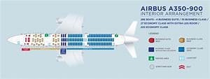 Cabin Configuration And Seats Layout Malaysia Airlines Airbus A350