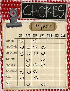 Just Sweet And Simple Kids Chore Charts