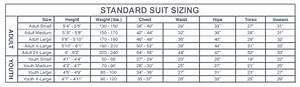 Or Click Here To Download A Printable Pdf Chart Of Our Standard Suit