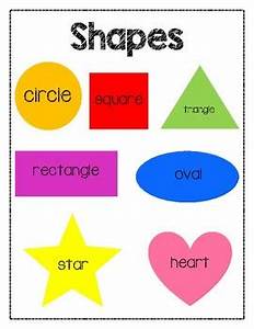 Gallery Of 2d And 3d Shapes Chart Poster Shapes Chart Images