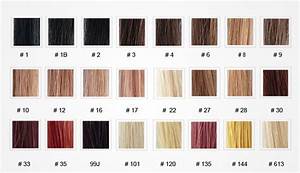 Remy Human Hair Color Chart