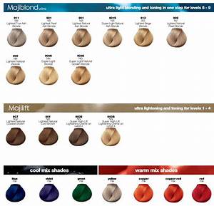 L 39 Oreal Majirel Color Chart Hair Color Shades Professional Hair