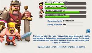 The Best Time To Use The Barbarian King 39 S Ability Clash Of Clans Land