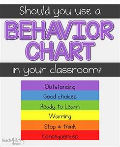 Should You Use A Classroom Behavior Chart Teach 4 The Heart