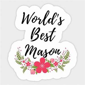 Mason Mason Sticker Teepublic Au