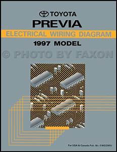 1991 Toyota Previa Wiring Diagram Manual Original