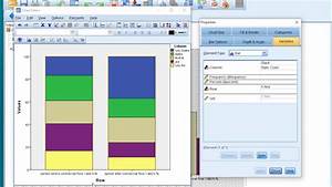 Spss Stacked Bar Chart Two Paired Ordinal Variables Youtube