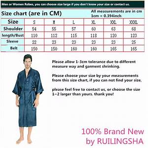 wholesale mens womens plus size long satin bath robe kimono silk