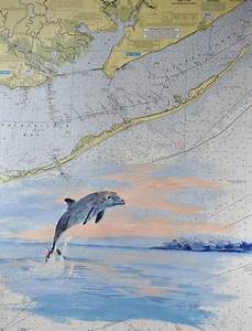 Nautical Chart Paintings By Gayle W Miller Whose Works Also Include