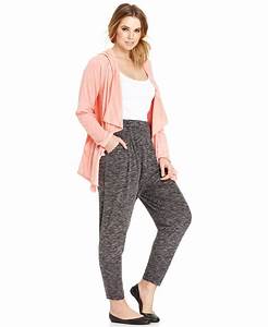  Simpson Plus Size Draped Hoodie Space Dyed Lounge Pants