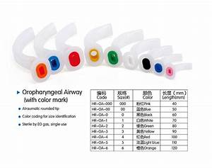 Oropharyngeal Airway With Color Mark Berman Airway