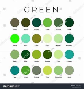 Types Of Green Color Names