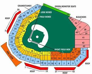 red sox stadium seating chart