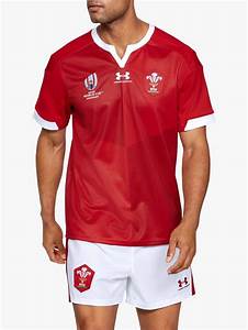 Under Armour Wales Wru 2019 20 Home Replica Rugby Shirt Red All
