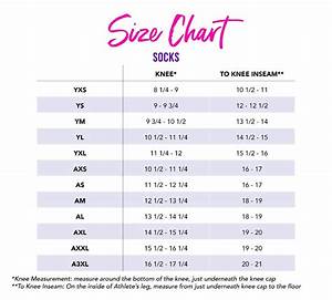Little Girls Sock Size Chart